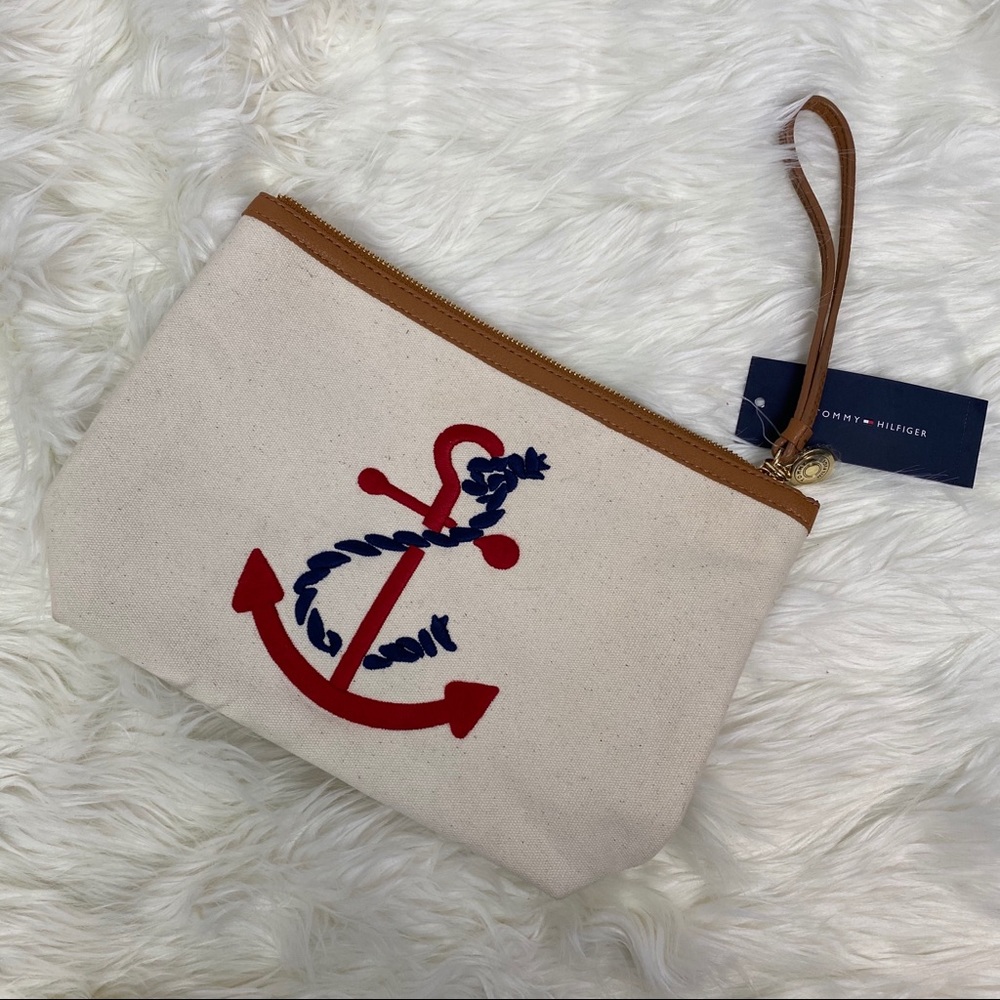 Large Tommy Hilfiger Anchor Wristlet